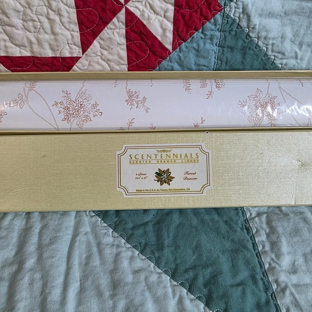 Scentennials Forest Dancer Scented Drawer Liners‎ Floral 6 Sheets 16.5x22 USA